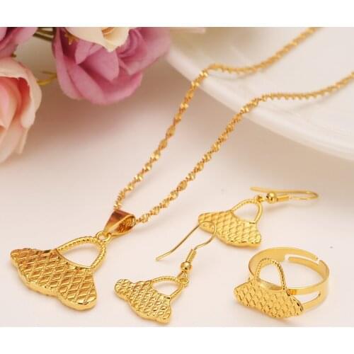 Bangrui Traditional Gold Color PNG Pendant & Thin Necklaces for Women,Papua New Guinea Traditional Cultural Jewelry Gift