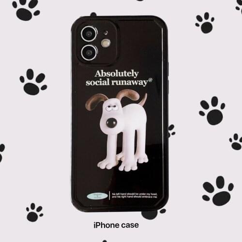 Cartoon Animal Dog Anime Case for iPhone 12 Pro Max Back Phone Cover for 12 Mini 11 Pro Max X XS XR 8 7 Plus SE 2020 Capa