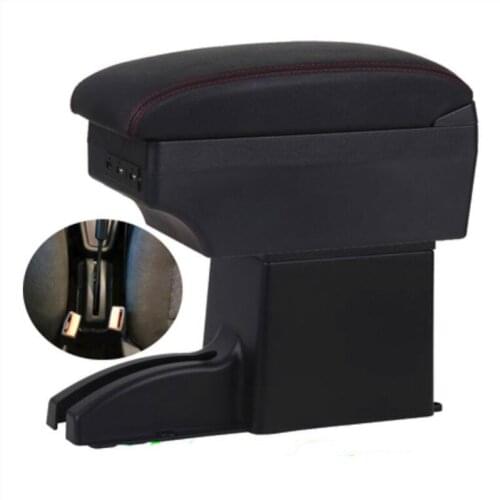 For LADA GRANTA Central armrest box lada Car interior modification accessories chargeable USB Double layer