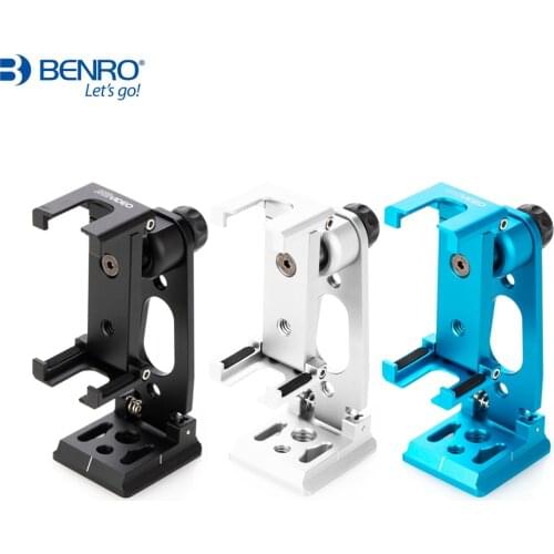 Benro BMSPK Sidekick Pocket Smartphone Adapter Phone Clamp Dual System Mount Arca Style RC2 Heads For TikTok Live Video Watch TV