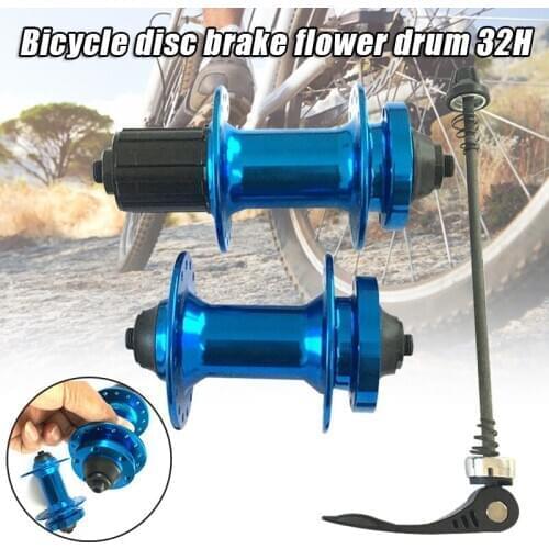 Hot 32 Hole Hub Set for Bike Aluminum Alloy Ultralight Mountain Bike Disc Brake Hub Quick Release Bicycle Accessory NOV99