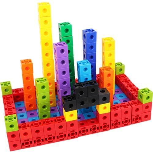 100pcs Construction Toy Kids Cube Building Blocks Educational Toys For Children juguetes Baby DIY Design Funny Bricks brinquedos