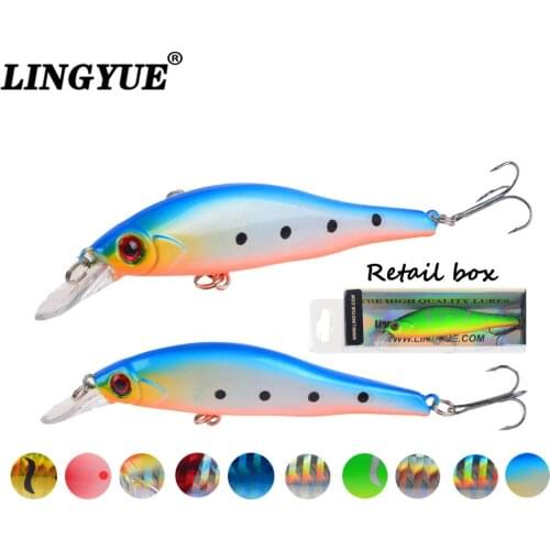 LINGYUE for 2019 Sinking fishing gear lures minnow crank 9.5cm 11.5g Tungsten magnet weight system wobbler bait isca artificial