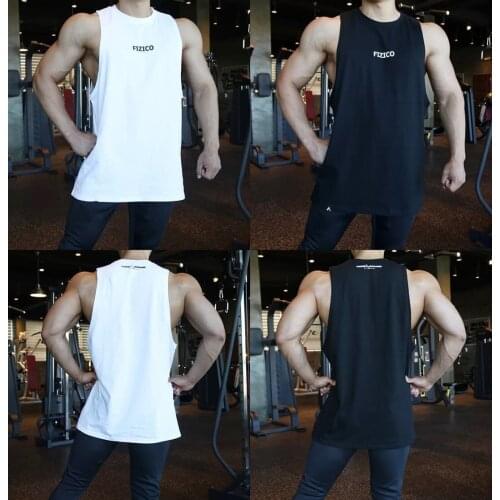 Summer New style Men O neck Fitness Vest fashion casual outdoors sports training running Sleeveless pure color Singlet Top