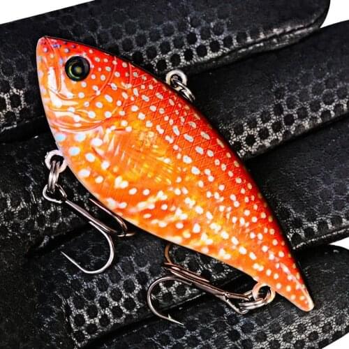 Mcidajee 1PC Pencil VIB Plastic Fishing Lures 3D Eyes Bait Style 12g/6.95cm Fishing Tackle 6# Hooks Bass Baits isca Artificial