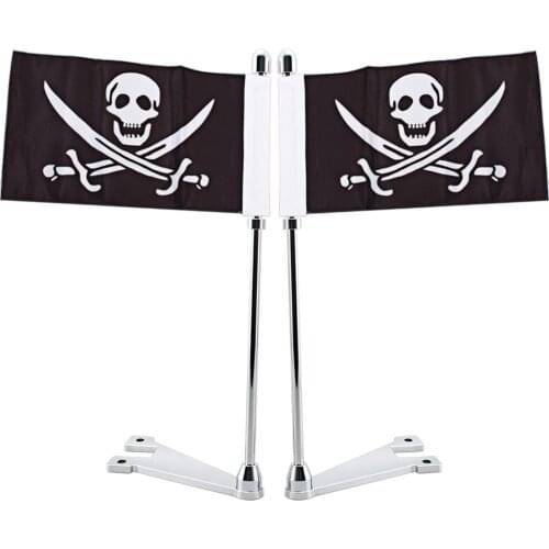 Motorcycle Flag Pole Saddlebag Luggage Rack Mount Kit For Touring Electra Glide Road King Road Glide Street Glide Ultra Limited