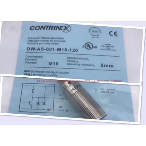 100% NEW DW-AS-601-M18-120 proximity switch plug-in type NPN normally open inductive sensor