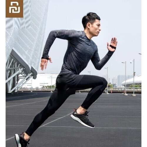 New youpin Men sports tights shorts Stretch wicking breathable moisture wicking leggings running training pants