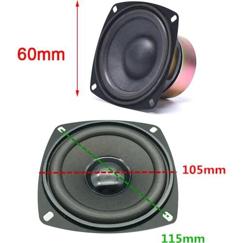 Hot 1pc Audio Portable Speakers 4 Inch 8 Ohm 30W Full Range Speaker Computer Car Multimedia Game Accessory Antimagnetic Horn