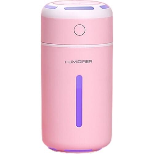 Portable 230ML Humidifier Ultrasonic USB Aroma Essential Oil Diffuser Air Purifier Freshener Romantic Color Night Lamp