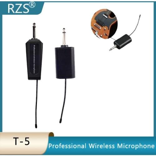 RZS Professional Wireless Microphone Lightweight &Texture 6.35mm Audio plug Humanized Battery Microphone