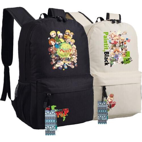 APH Hetalia Axis Powers Feliciano Vargas Beillschmidt School Bag Backpack new 45 x 32 x 14cm