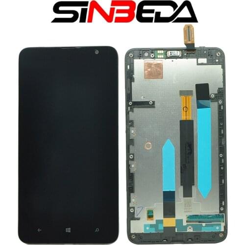 Sinbeda 6.0" For NOKIA Lumia 1320 Display For Nokia 1320 LCD Display Touch Screen with Frame Digitizer For NOKIA Lumia 1320 LCD