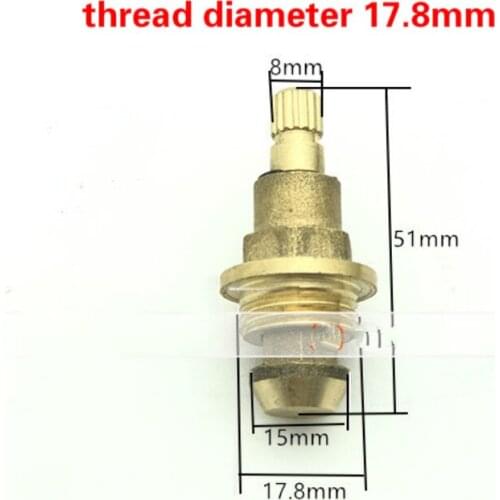 One pcs Valve Core Replacement angle type temperature control Valve Core Replacement Radiator manual valve core