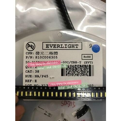 1000PCS FOR EVERLIGHT 4014 LED Backlight 0.3W SMD 4014 LED Diodes 3V Cool white 31LM LCD Backlight for TV TV Application led