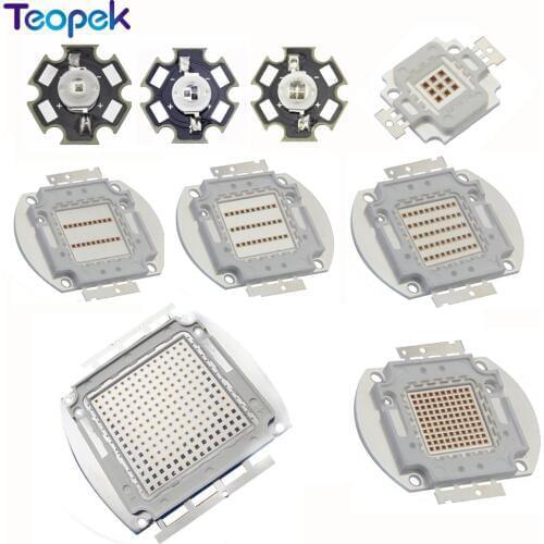 High Power LED 730nm 850nm 940nm IR LED Infrared 1W 3W 5W 10W 20W 30W 50W 100W 850 nm 940 nm Emitter Light Lamp