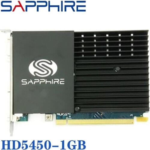 SAPPHIRE HD 5450 1GB Graphics Card GPU For AMD 5400 GPU Desktop Graphics Video Card Radeon HD 6450 1GB GDDR3 Used