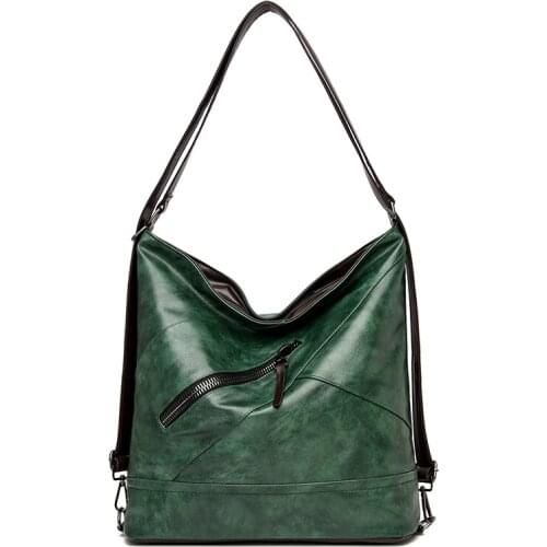 Vintage Women Handbags Designer Armpit Shoulder Bag High Quality Pu Leather Backpack Large Capacity Tote bolsos marca mujer lujo