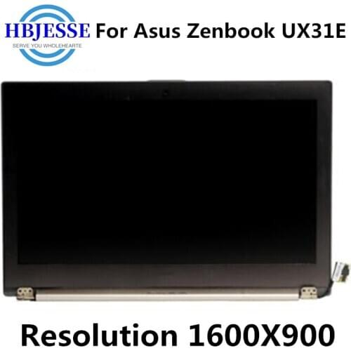 13.3-inch Asus ZenBook UX31E Assembly Upper Half Set LCD Screen HW13HDP101 LCD 1600 * 900 eDP 100%tested with protective film