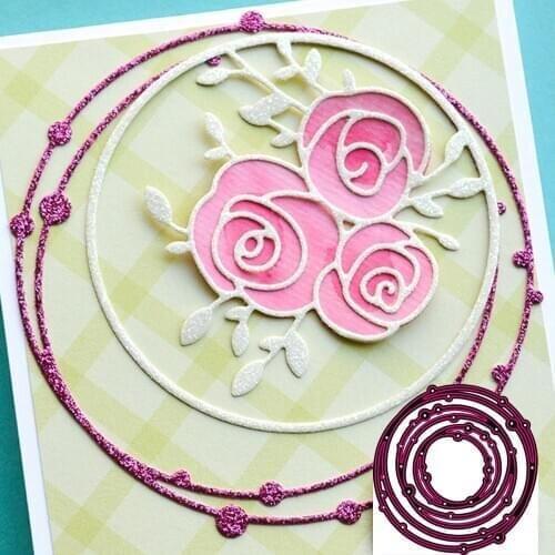 3D spot coil nesting frame photo album for DIY scrapbook A new type of metal cutting die-cutting for decorative art embossing