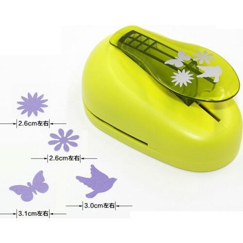 One cutting 4PCS puncher butterfly+daisy+flower+Seagull craft punchers scrapbooking punch for DIY Scrapbook puncher paper cutter