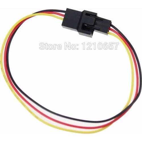 50 Pieces High quality 3Pin 30cm Extension Lengthen Cable Adapter Wire
