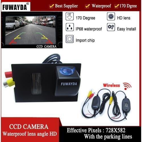 FUWAYDA Wireless CCD HD Car Rear View Camera Reverse parking Camera for Land Rover Discovery Range Rover Sport Freelander