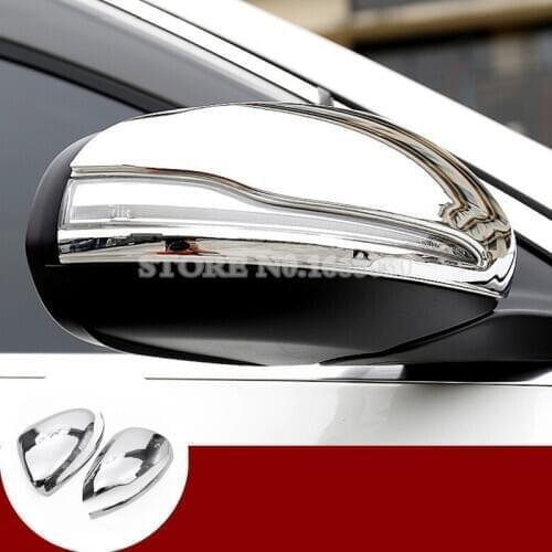 ABS Side Rearview Mirror Trim Cover 2pcs For Mercedes Benz E Class W213 S213 2017-2020 Car accesories interior Car decoration