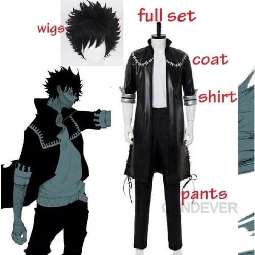 My Hero Academia Boku no Hero Academia OCHACO URARAKA Dabi Cosplay Costume Full Set Men Women Jacket Coat T Shirt