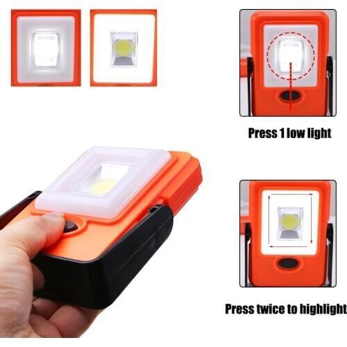 Linkax COB LED Working Flashlight UBS Power bank Inspection Light Multi-function Maintenance Hand Torch lamp Magnet Flashlight