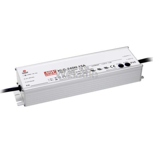 MEAN WELL original HLG-240H-48B 48V 5A HLG-240H 48V `240W IP67 Single Output LED PMW Dimming Driver Power Supply B type