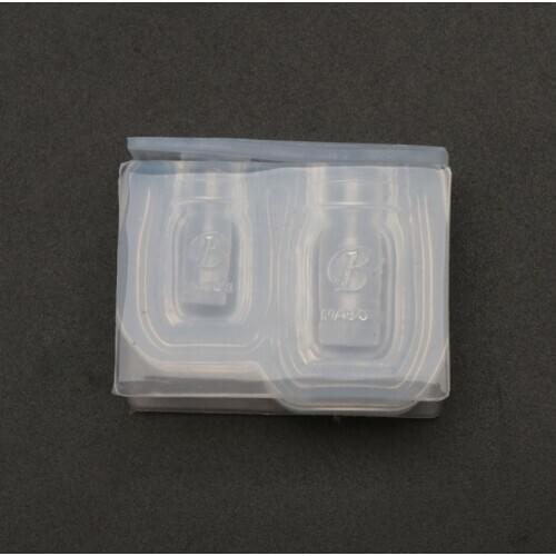 Mini Honey Jar Mold Bottle Pendant Resin Mold Miniture Food Play Silicone Mold F3MF