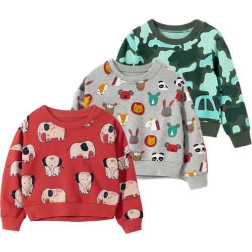 2021 Autumn Girls Sweatshirts Cartoon Children Outerwear Long Sleeve Baby Costume Boys Jacket Kids Tees Clothing 1-8years