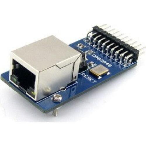 DP83848 Ethernet Board Ethernet Module features Single Port 10/100 Mb/s Ethernet Physical Layer Transceiver and RJ45 connector