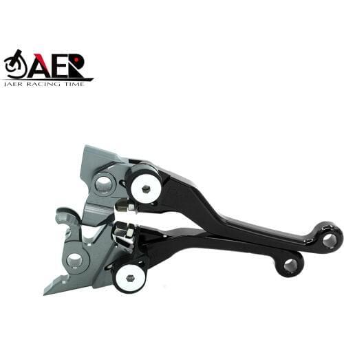 JAER CNC Dirt bike Pivot Lever For Yamaha YZ80 YZ85 2001-2014 Motorcycle Brake Clutch Levers
