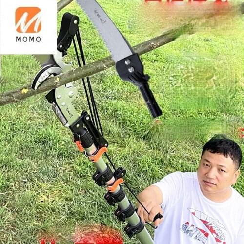 Luxury High Branch Shears Gardening Fruit Tree Saw Telescopic High Altitude Pruning Shear Branch Knife Hook Sophora Japonica