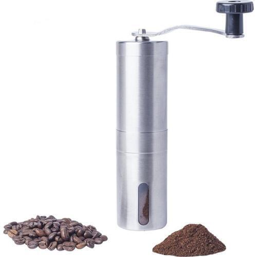 40g Capacity Manual Coffee Bean Grinder Coffee Maker Ceramics Core Stainless Steel Burr Mill Grinder Handmade Grind Machine