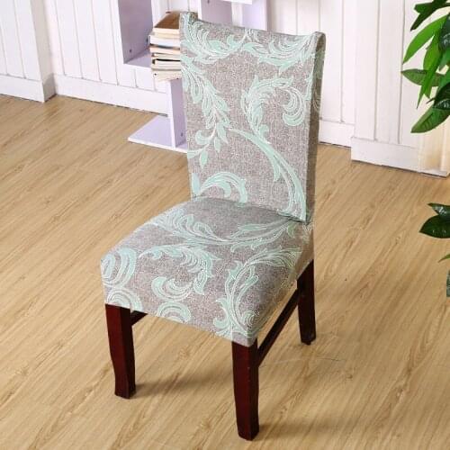 Removable Chair Cover Stretch Elastic Slipcovers For Hotel Restaurant Wedding Banquet Wear Resistant Kitchen Chair Seat Covering