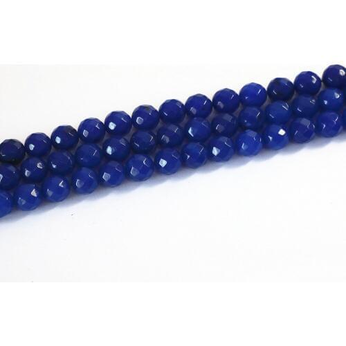 Special Fashion Hot Sell Lapis Lazuli Natural Stone 4mm 6mm 8mm 10mm 12mm Faceted Round Loose Diy Beads 15 Inches B11