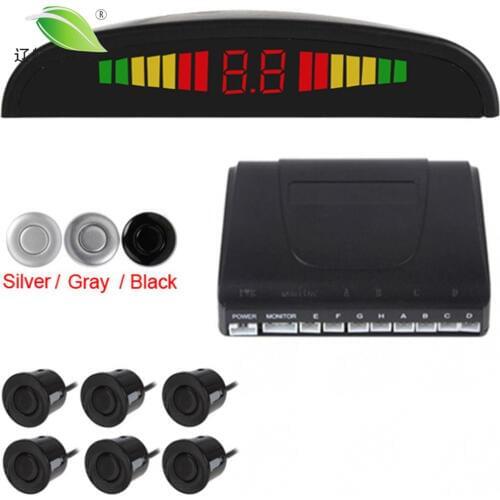 Light Heart Intelligent & Omnibearing Parking Assistance System Contain Visual Digital LED display & 6 Sensors