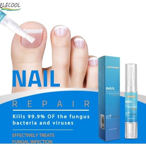ELECOOL Fungal Nail Treatment Serum Nail Repair Essence Care Onychomycosis Paronychia Anti-Fungal Nail Infection Herbal Fungus