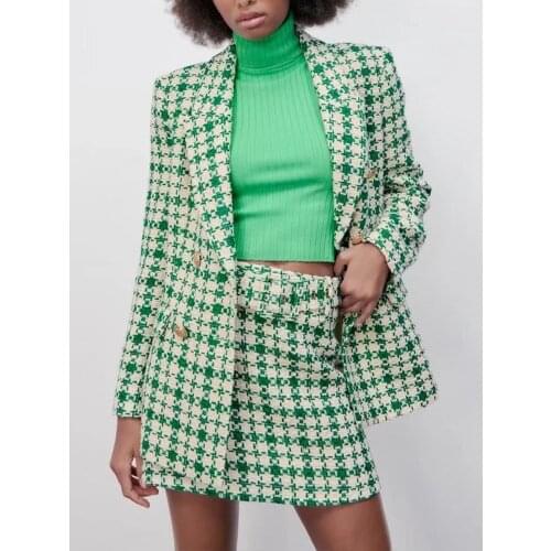 TF·MLN Women's Suits With A Skirt