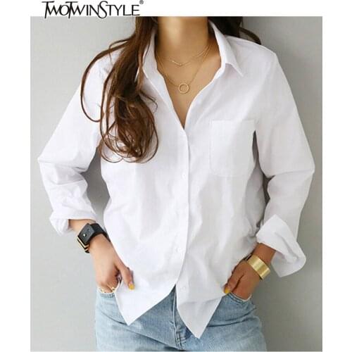 Зеленые блузки TWOTWINSTYLE China At AliExpress