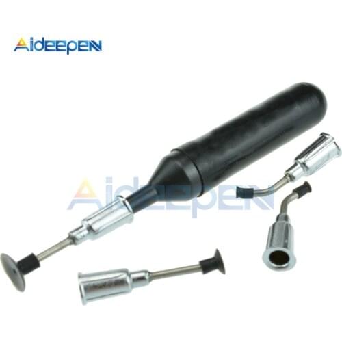 SMD IC Vacuum Sucking Pen Picker Pick Hand Tool 4 Suction Headers for MT-668 Top