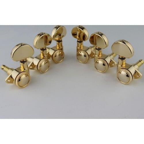 Guitar Locking Tuners1:21 High End Roto-Grip Rotomatic Lock String Tuning Key Pegs Machine Head with Big Handle Gold