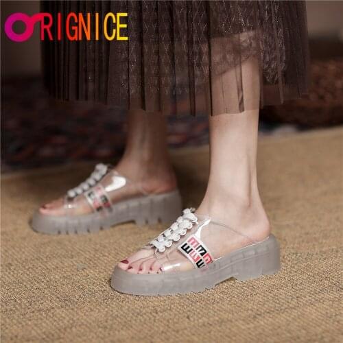 Orignice Fashion Womens Gladiator Casual Sandals Cross Tied 2021 Designer Platform Flat Genuine Leather Peep Toe Wild Footwear