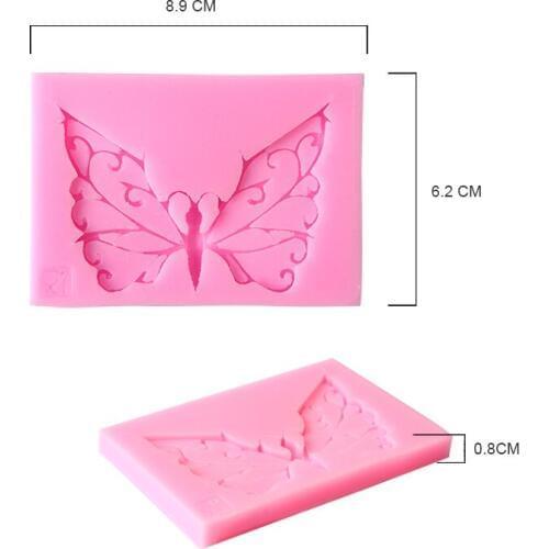 1 Piece Fondant Silicone Butterfly Sugar Art Gum Paste mold,fondant mold,DIY Cake Decorating Mold Cake Decorating Tools D446