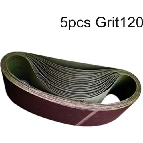 5pcs 100x915mm 4*36 Inch Alumina Abrasive Sanding Belts Polishing Coarse to Fine Grinding Belt 40/60/80/100/120/180/240/320Grits