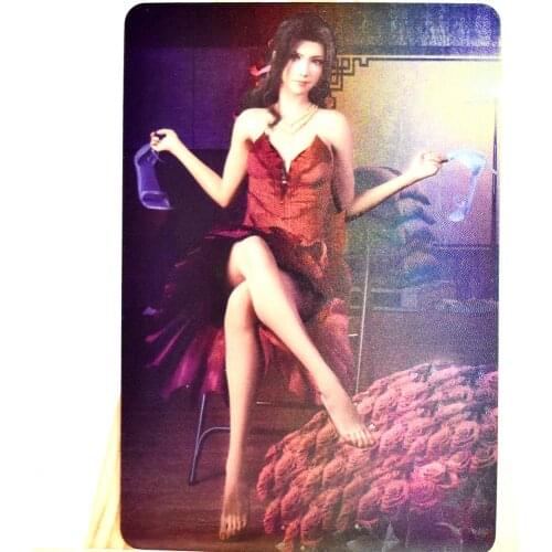 Anime Game Flash Card Aerith Gainsborough Three Small Sets of Flash Card Anime Flash Card Collection Card