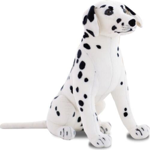 Large 85cm Dalmatian dog squatting or lying dog plush toy hug toy pillow ,Christmas gift x245